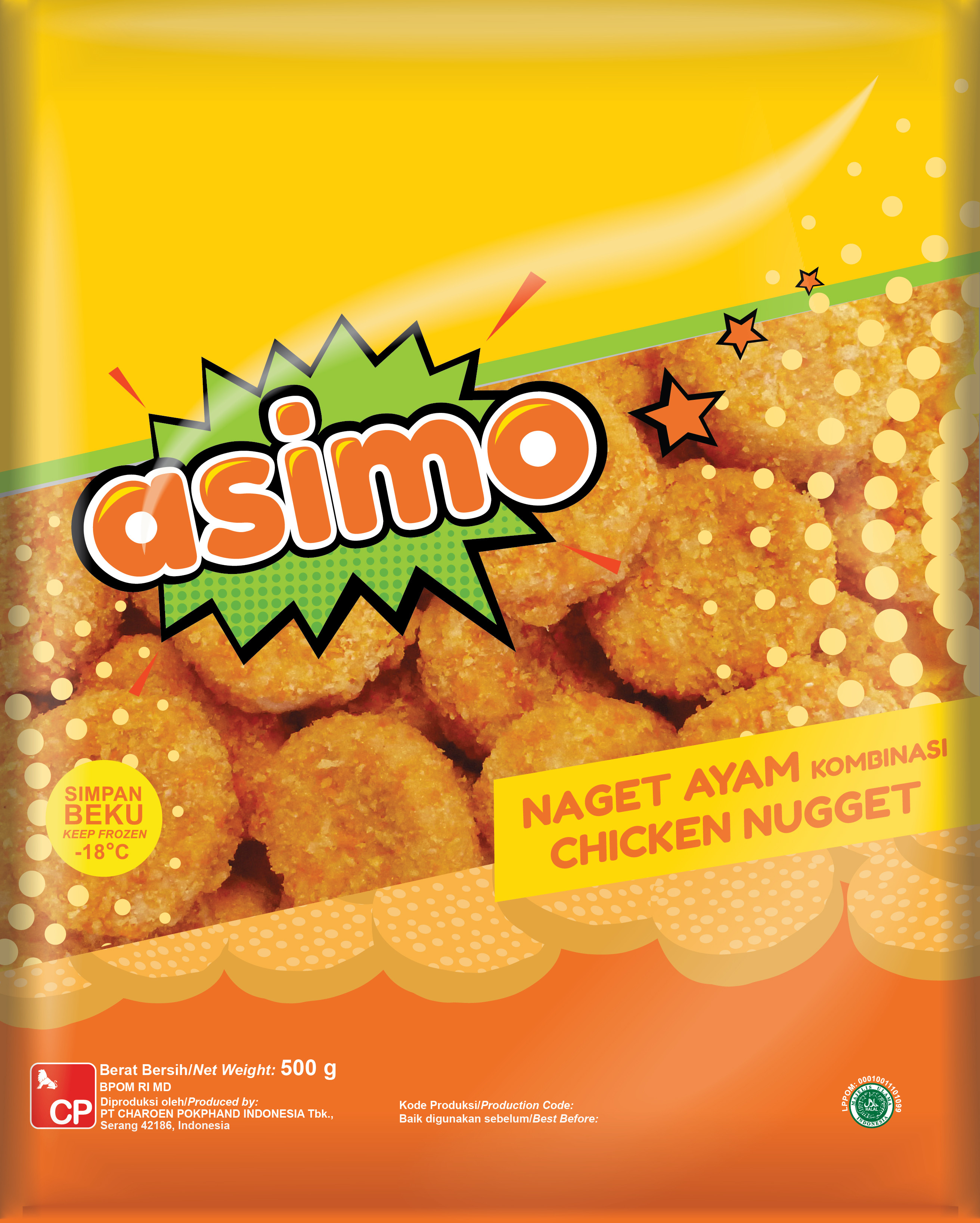 Asimo nugget 500g